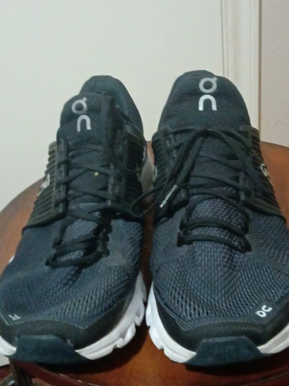 On Cloud Shoes Mens Size 12.5 Black CloudTec Swiss Engineering Running Sneakers